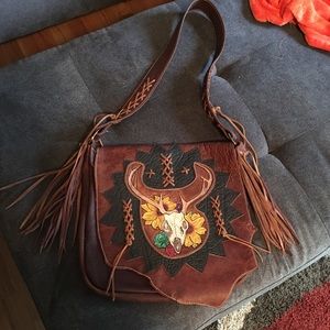 Gorgeous boho leather Bag